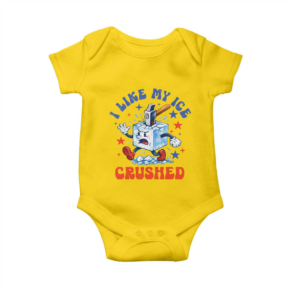 Subtle Abolish ICE Baby Onesie Vintage I Like My Ice Crushed TS10 Daisy Print Your Wear