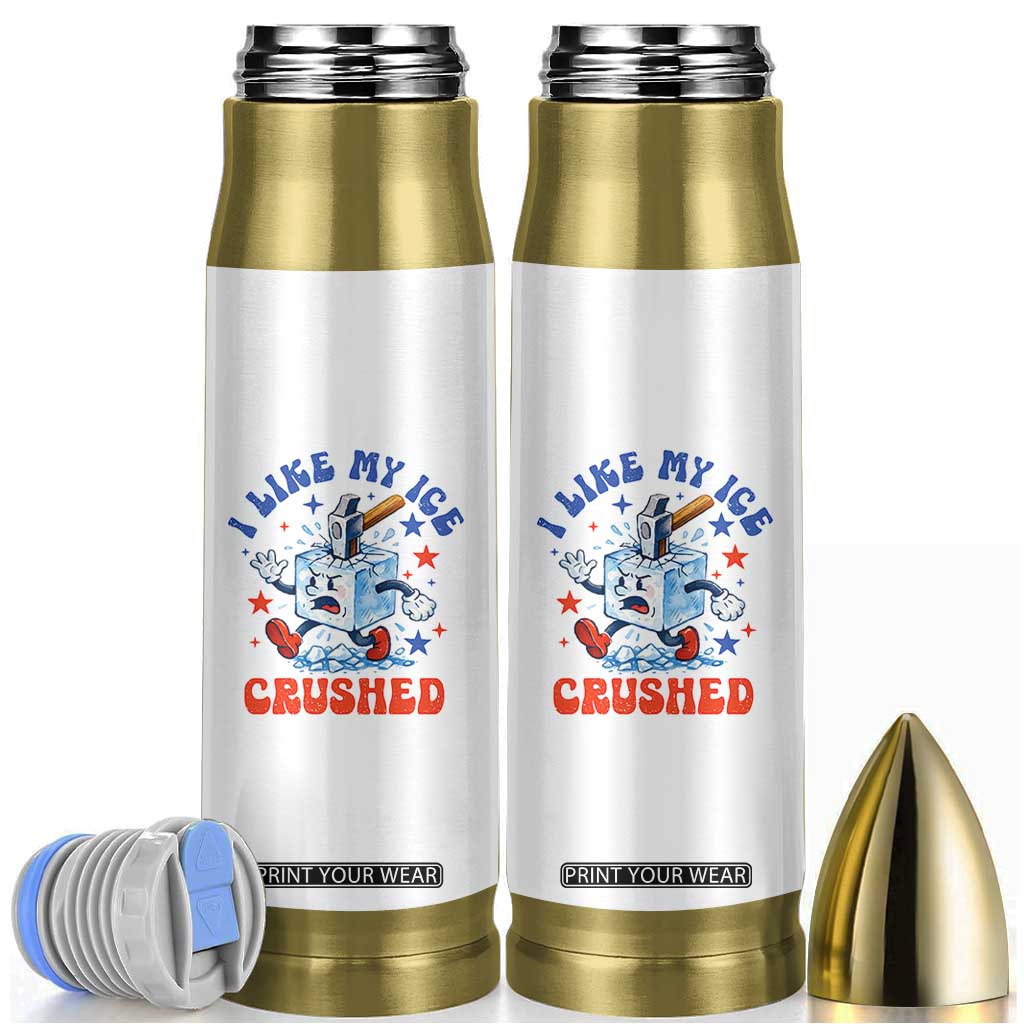 Subtle Abolish ICE Bullet Tumbler Vintage I Like My Ice Crushed TS10 White Print Your Wear
