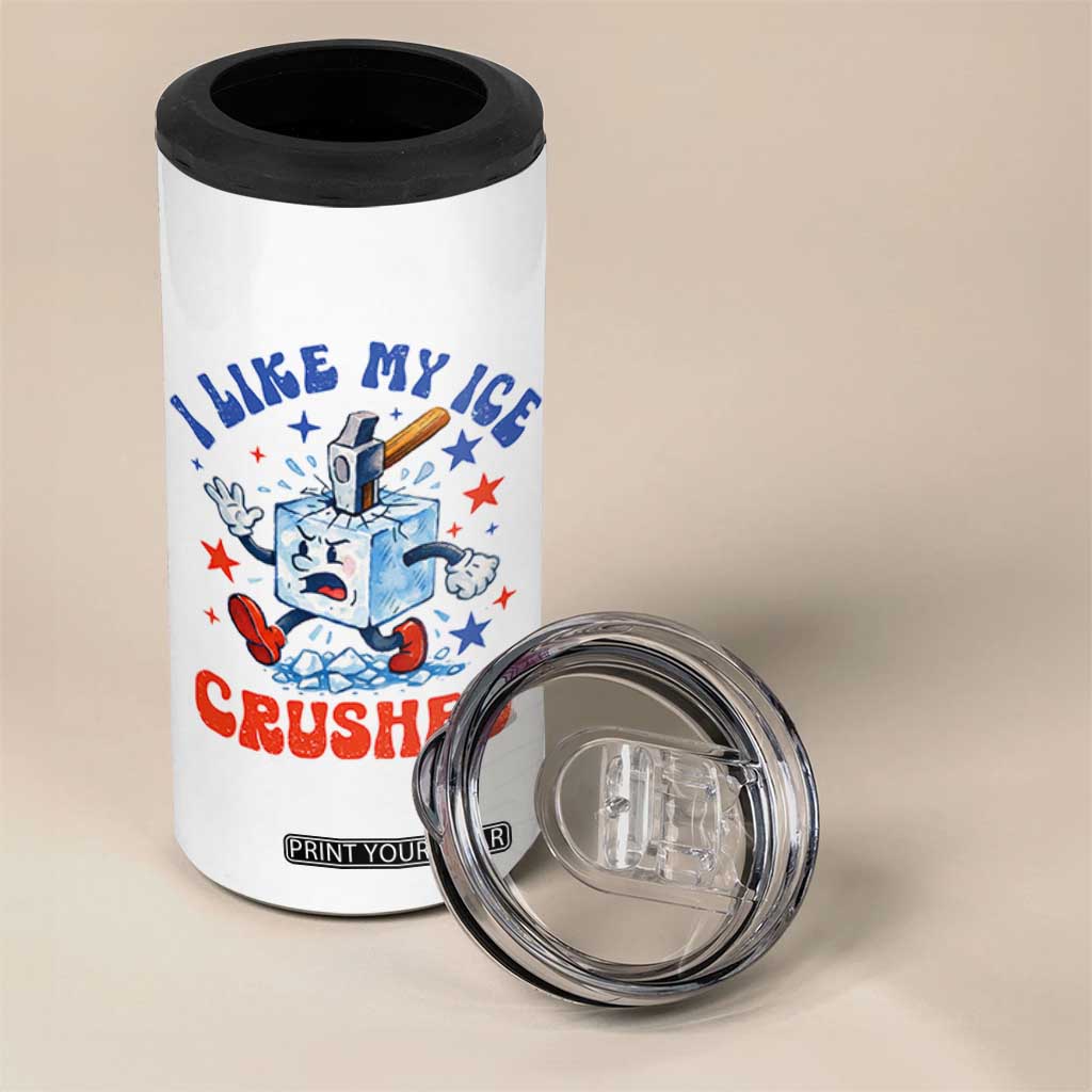 Subtle Abolish ICE 4 in 1 Can Cooler Tumbler Vintage I Like My Ice Crushed TS10 Print Your Wear