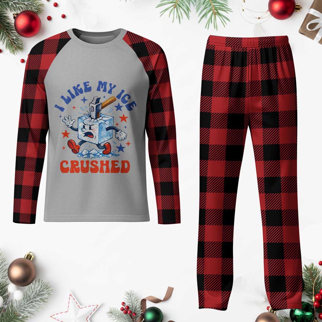 Subtle Abolish ICE Plaid Pajama Set Vintage I Like My Ice Crushed TS10 Buffalo Plaid Print Your Wear