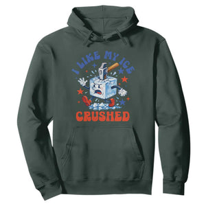 Subtle Abolish ICE Hoodie Vintage I Like My Ice Crushed TS10 Dark Forest Green Print Your Wear