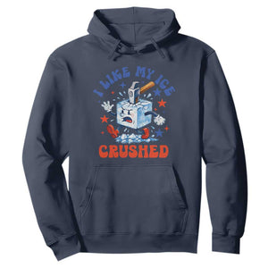 Subtle Abolish ICE Hoodie Vintage I Like My Ice Crushed TS10 Navy Print Your Wear