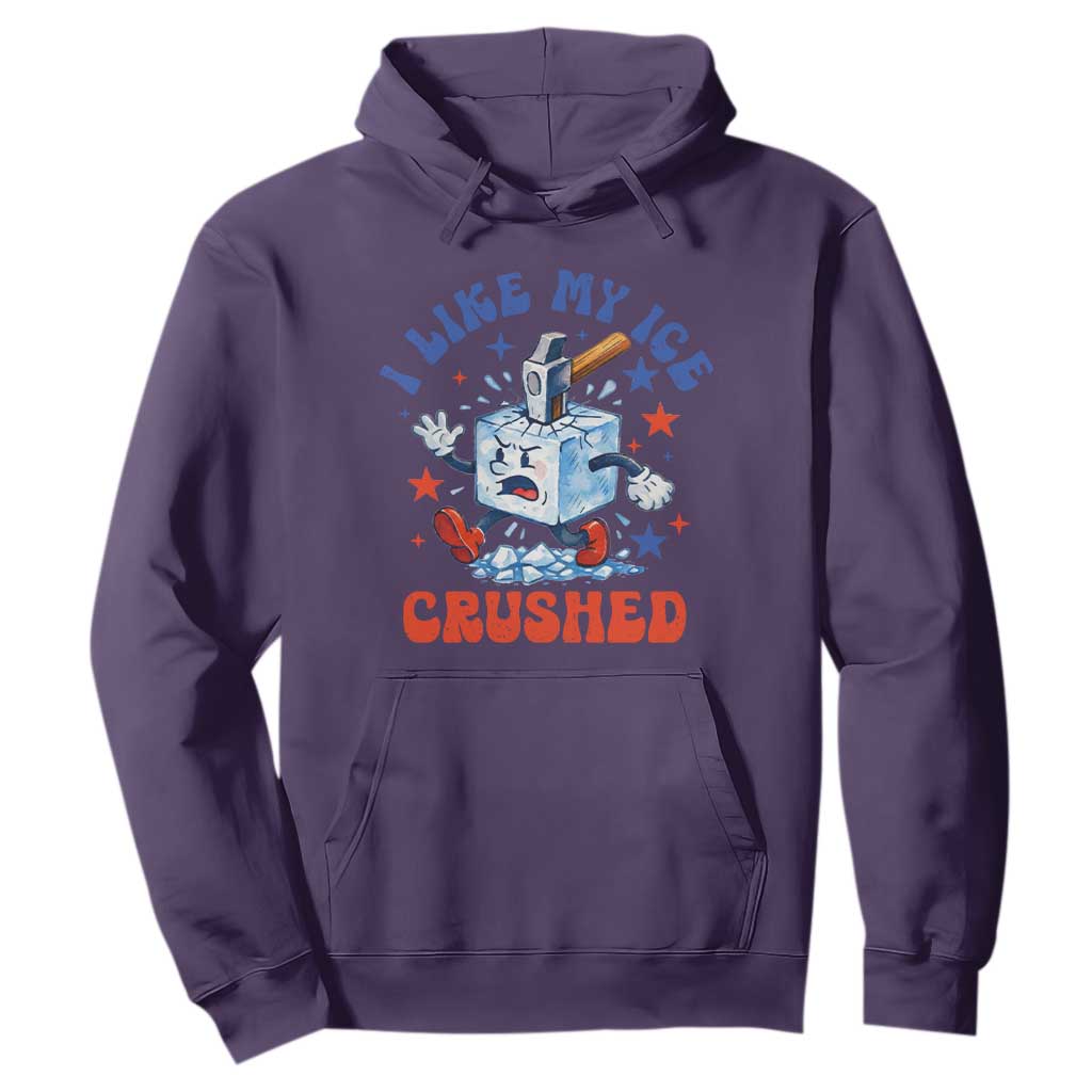 Subtle Abolish ICE Hoodie Vintage I Like My Ice Crushed TS10 Purple Print Your Wear