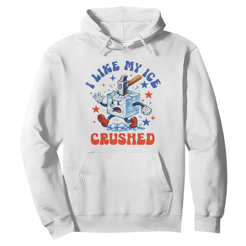 Subtle Abolish ICE Hoodie Vintage I Like My Ice Crushed TS10 White Print Your Wear
