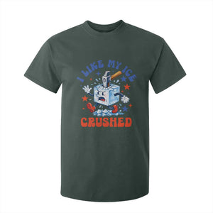 Subtle Abolish ICE T Shirt For Kid Vintage I Like My Ice Crushed TS10 Dark Forest Green Print Your Wear