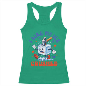 Subtle Abolish ICE Racerback Tank Top Vintage I Like My Ice Crushed TS10 Irish Green Print Your Wear