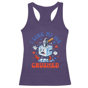 Subtle Abolish ICE Racerback Tank Top Vintage I Like My Ice Crushed TS10 Purple Print Your Wear