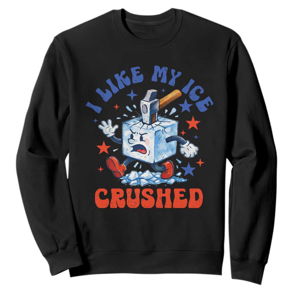 Subtle Abolish ICE Sweatshirt Vintage I Like My Ice Crushed TS10 Black Print Your Wear