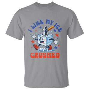 Subtle Abolish ICE T Shirt Vintage I Like My Ice Crushed TS10 Sport Gray Print Your Wear