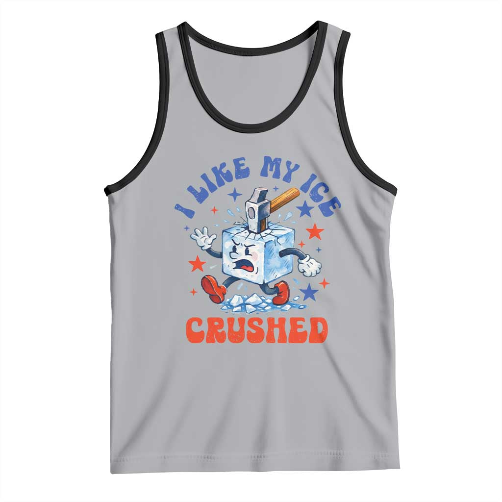Subtle Abolish ICE Tank Top Vintage I Like My Ice Crushed TS10 Athletic Heather Black Print Your Wear
