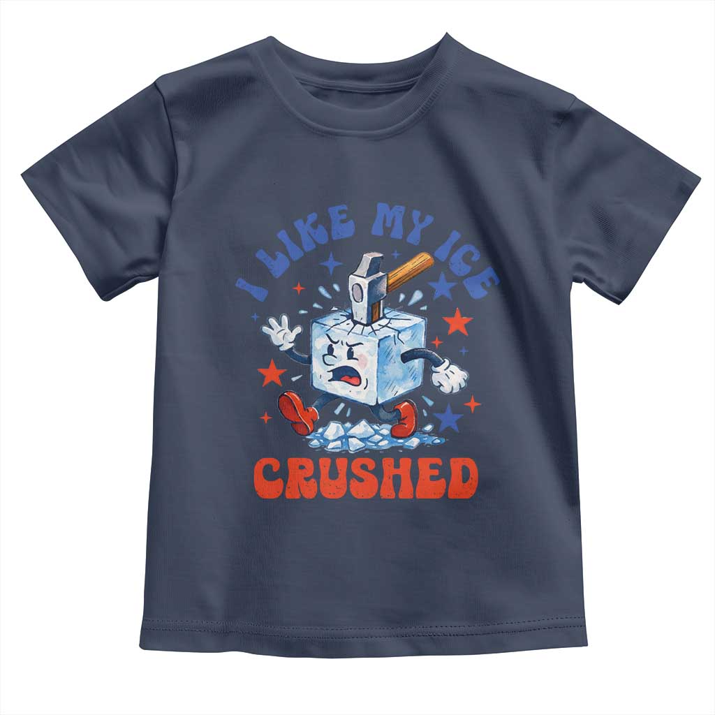 Subtle Abolish ICE Toddler T Shirt Vintage I Like My Ice Crushed TS10 Navy Print Your Wear
