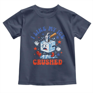 Subtle Abolish ICE Toddler T Shirt Vintage I Like My Ice Crushed TS10 Navy Print Your Wear