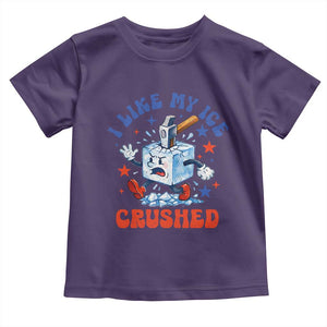 Subtle Abolish ICE Toddler T Shirt Vintage I Like My Ice Crushed TS10 Purple Print Your Wear
