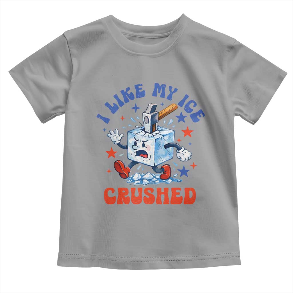 Subtle Abolish ICE Toddler T Shirt Vintage I Like My Ice Crushed TS10 Sport Gray Print Your Wear