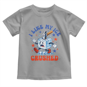 Subtle Abolish ICE Toddler T Shirt Vintage I Like My Ice Crushed TS10 Sport Gray Print Your Wear