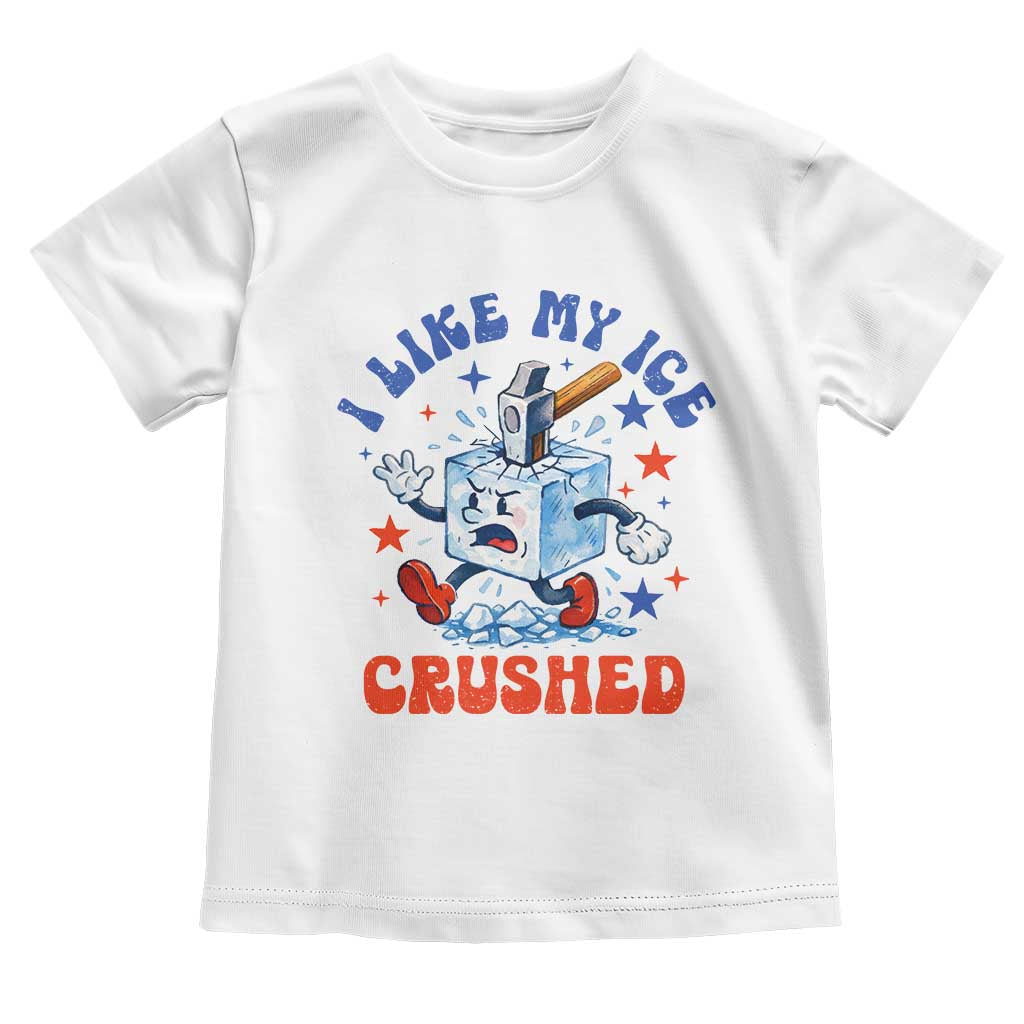 Subtle Abolish ICE Toddler T Shirt Vintage I Like My Ice Crushed TS10 White Print Your Wear