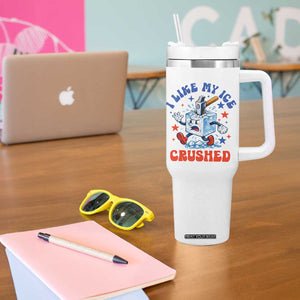 Subtle Abolish ICE Tumbler With Handle Vintage I Like My Ice Crushed TS10 Print Your Wear
