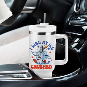 Subtle Abolish ICE Tumbler With Handle Vintage I Like My Ice Crushed TS10 Print Your Wear
