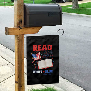 Patriotic Bookish 4th Of July Read White Blue Since 1776 Garden Flag TS10 Print Your Wear