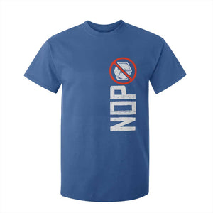No ICE Protest T Shirt For Kid Nope Sign Vertical TS10 Royal Blue Print Your Wear