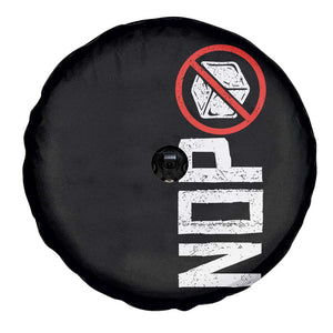 No ICE Protest Spare Tire Cover Nope Sign Vertical TS10 Print Your Wear