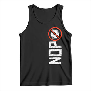 No ICE Protest Tank Top Nope Sign Vertical TS10 Black Print Your Wear