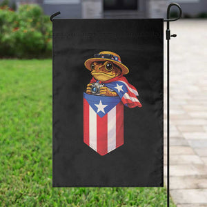 Funny Coqui Frog Puerto Rico Flag Garden Flag Puerto Rican Taino Buricua Borinquen TS10 Print Your Wear