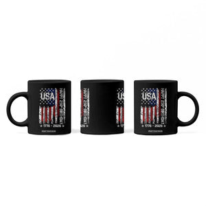 250 Years America Anniversary Flag Coffee Mug 4th of July Patriotic Independence Day TS10 Print Your Wear