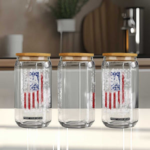 250 Years America Anniversary Flag Glass Can 4th of July Patriotic Independence Day TS10 Print Your Wear