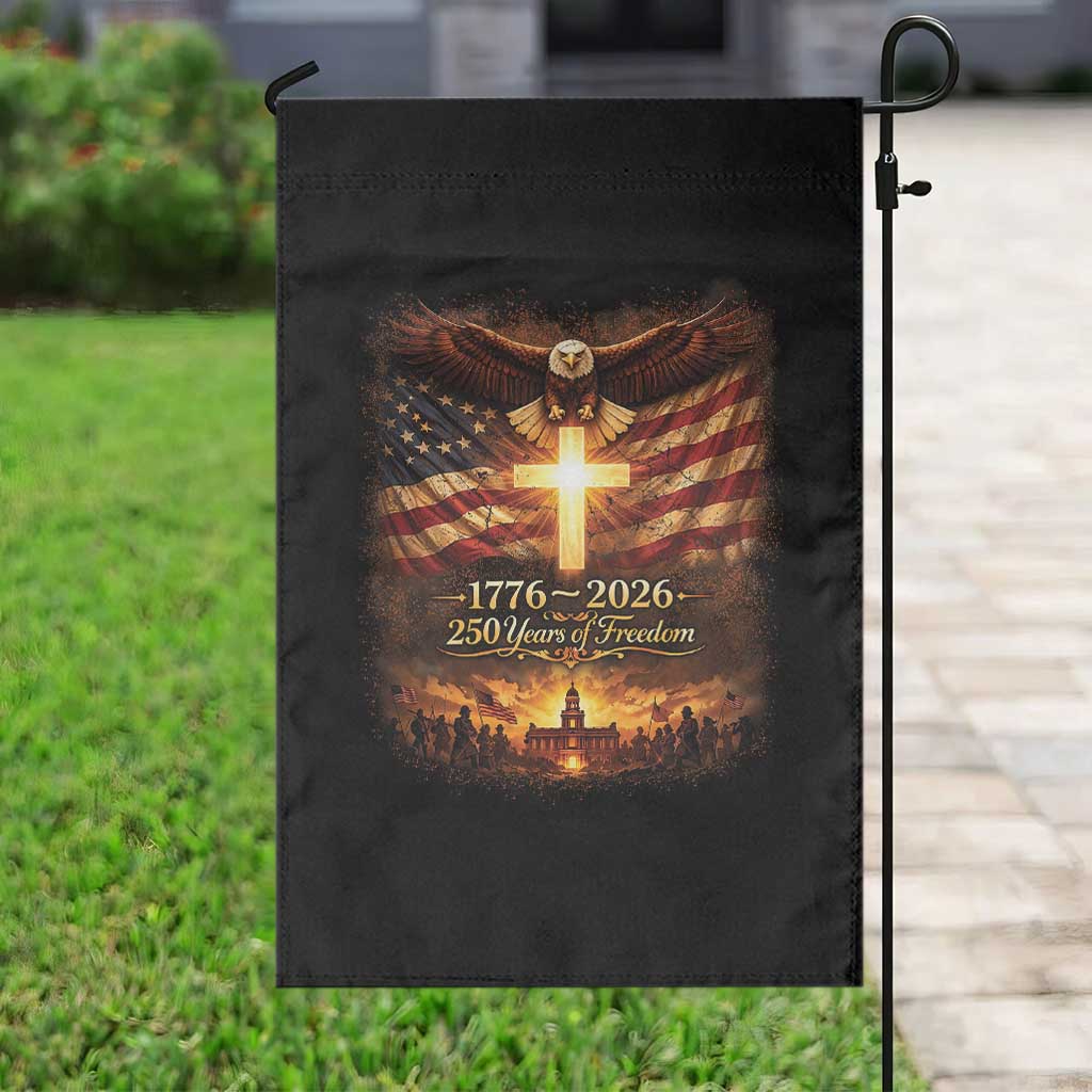 250th Anniversary USA Garden Flag 1776 2026 4th of July Patriotic Us 250 Flag TS10 Print Your Wear