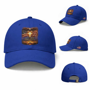 250th Anniversary USA Baseball Cap 1776 2026 4th of July Patriotic Us 250 Flag TS10 Baseball Cap Universal Fit Royal Blue Print Your Wear