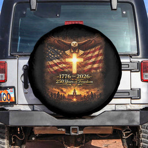 250th Anniversary USA Spare Tire Cover 1776 2026 4th of July Patriotic Us 250 Flag TS10 No hole Black Print Your Wear