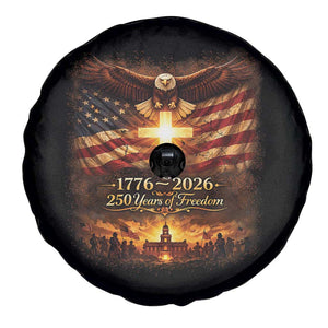 250th Anniversary USA Spare Tire Cover 1776 2026 4th of July Patriotic Us 250 Flag TS10 Print Your Wear