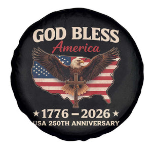 God Bless America 250th Anniversary Spare Tire Cover 250 Years USA 4th Of July TS10 Print Your Wear