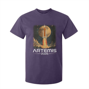 Launch To The Moon Mission T Shirt For Kid TS10 Purple Print Your Wear