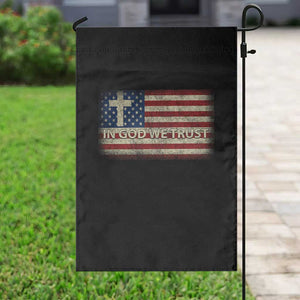 In God We Trust Christian US Flag Garden Flag TS10 Print Your Wear