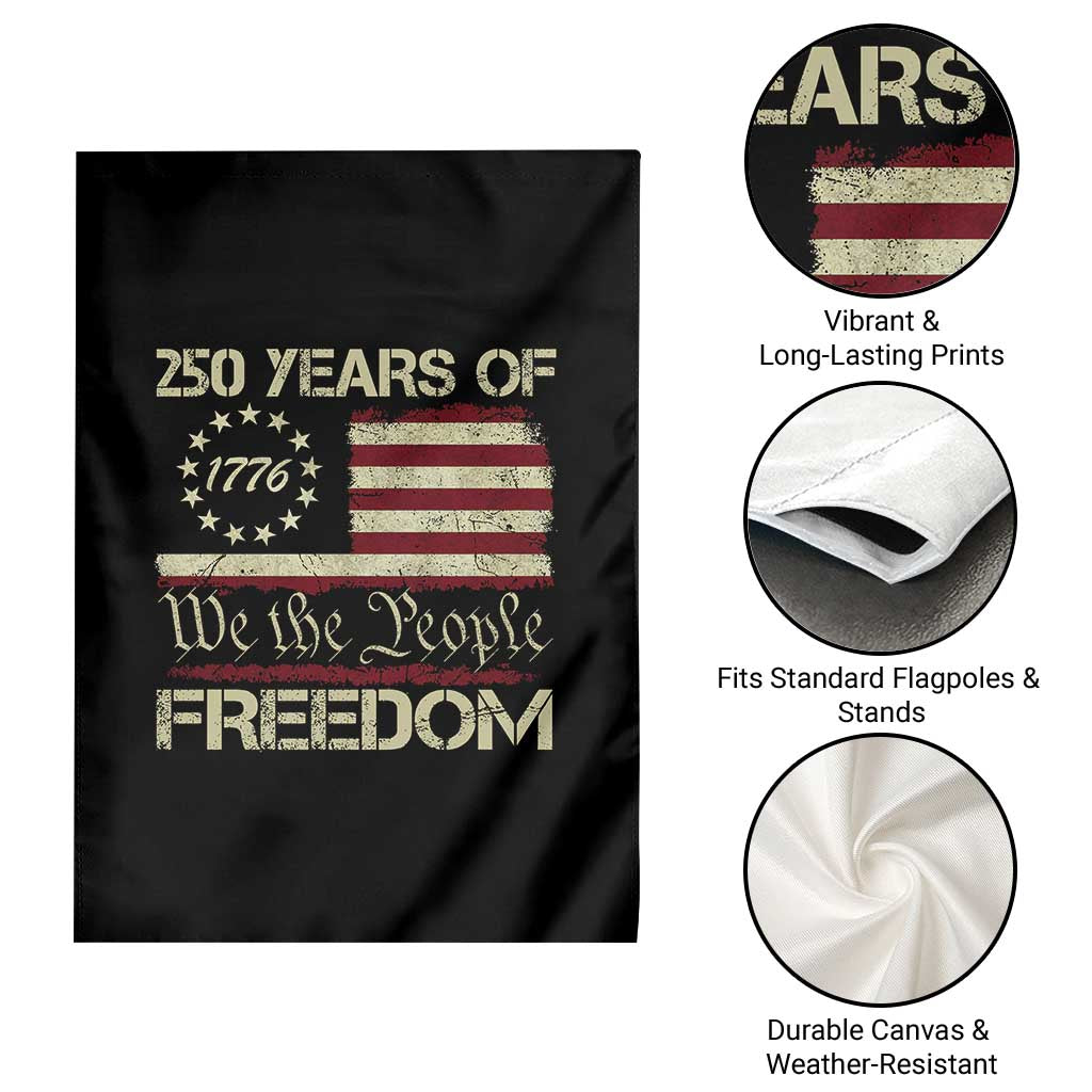 250 Years United States Garden Flag We The People 1776 2026 Flag Memorial Day Patriotic 250th Birthday TS10 Print Your Wear