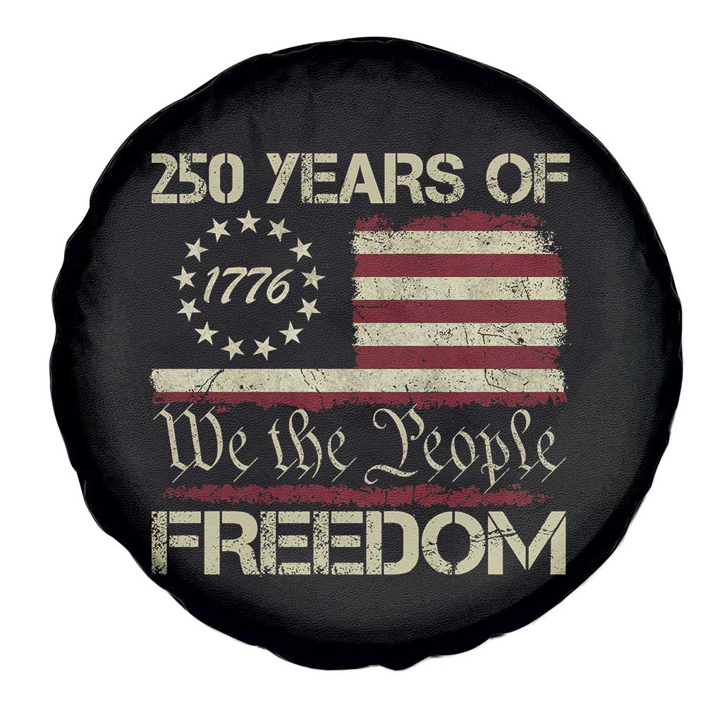 250 Years United States Spare Tire Cover We The People 1776 2026 Flag Memorial Day Patriotic 250th Birthday TS10 Print Your Wear