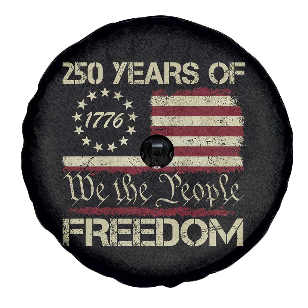 250 Years United States Spare Tire Cover We The People 1776 2026 Flag Memorial Day Patriotic 250th Birthday TS10 Print Your Wear