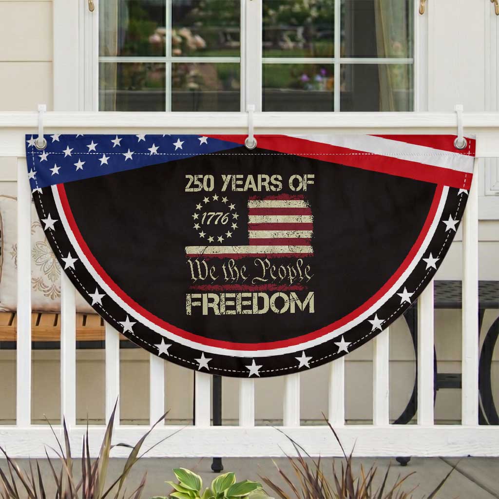 250 Years United States Patriotic Fan Flag We The People 1776 2026 Flag Memorial Day 250th Birthday