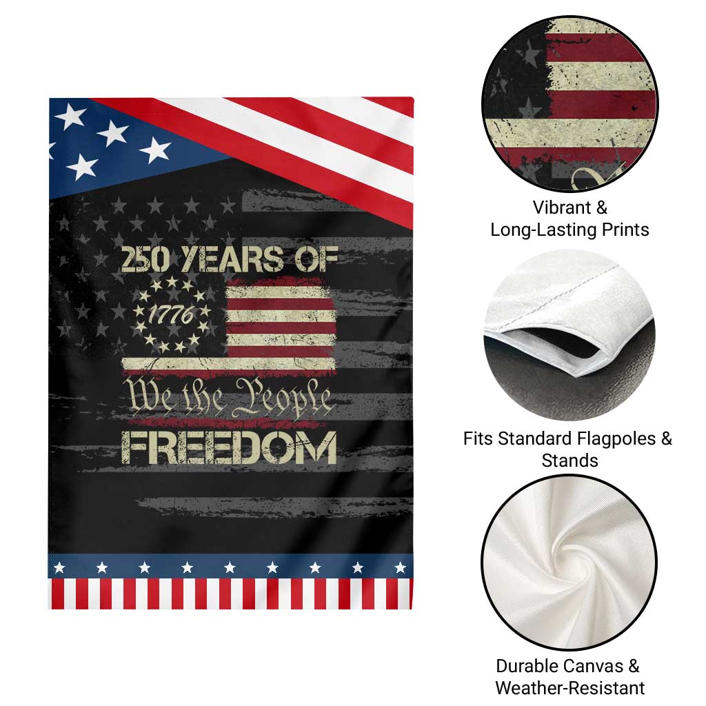 250 Years United States Garden Flag We The People 1776 2026 Flag Memorial Day Patriotic 250th Birthday TS10 Print Your Wear