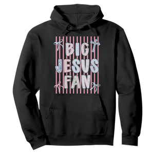 Big Jesus Fan Hoodie Striped Preppy Christian Believer Faith God Religious Gifts TS10 Black Print Your Wear