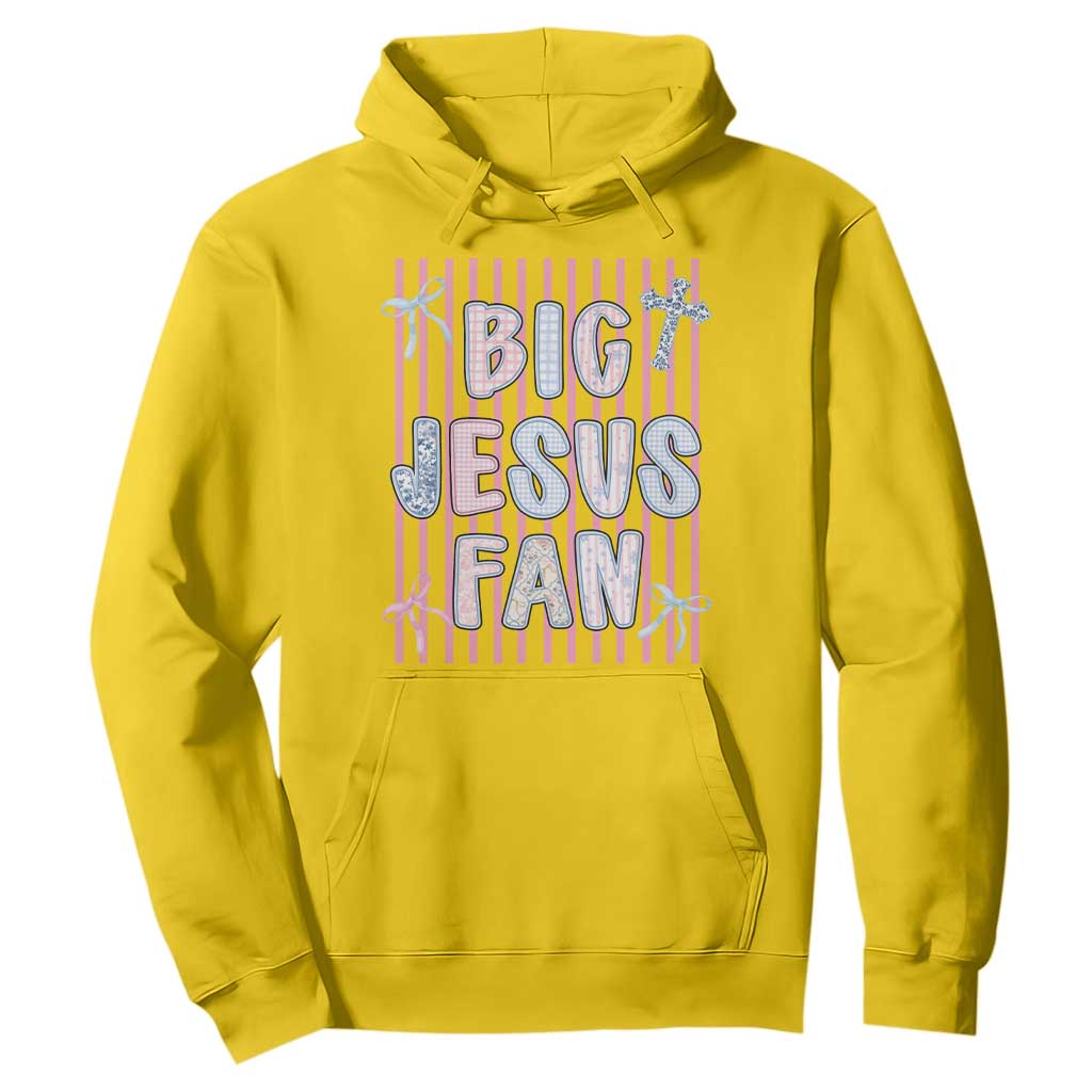 Big Jesus Fan Hoodie Striped Preppy Christian Believer Faith God Religious Gifts TS10 Daisy Print Your Wear