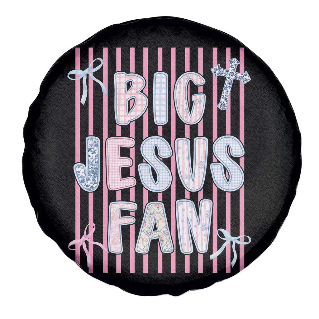 Big Jesus Fan Spare Tire Cover Striped Preppy Christian Believer Faith God Religious Gifts TS10 Print Your Wear