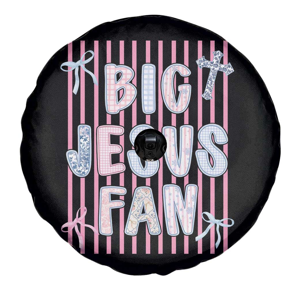 Big Jesus Fan Spare Tire Cover Striped Preppy Christian Believer Faith God Religious Gifts TS10 Print Your Wear