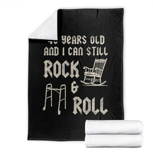 40th Birthday Gift For Men Throw Blanket Funny Man Saying Gag Gift 40 Years Old Birthday TS10 Black Print Your Wear