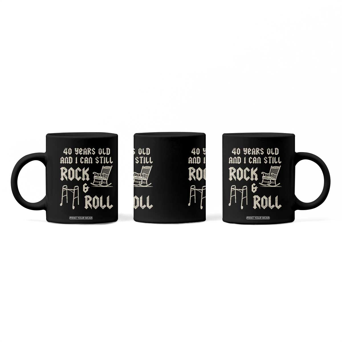 40th Birthday Gift For Men Coffee Mug Funny Man Saying Gag Gift 40 Years Old Birthday TS10 Print Your Wear