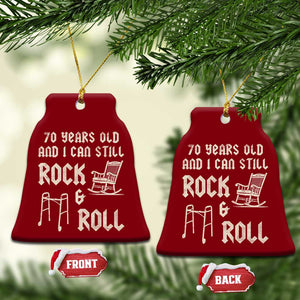 70th Birthday Gift For Men Ceramic Ornament Funny Man Saying Gag Gift 70 Years Old Birthday TS10 Print Your Wear