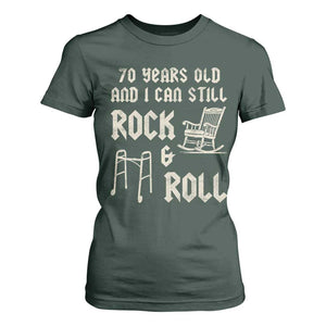 70th Birthday Gift For Men T Shirt For Women Funny Man Saying Gag Gift 70 Years Old Birthday TS10 Dark Forest Green Print Your Wear