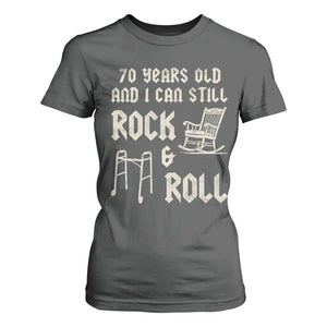 70th Birthday Gift For Men T Shirt For Women Funny Man Saying Gag Gift 70 Years Old Birthday TS10 Dark Heather Print Your Wear